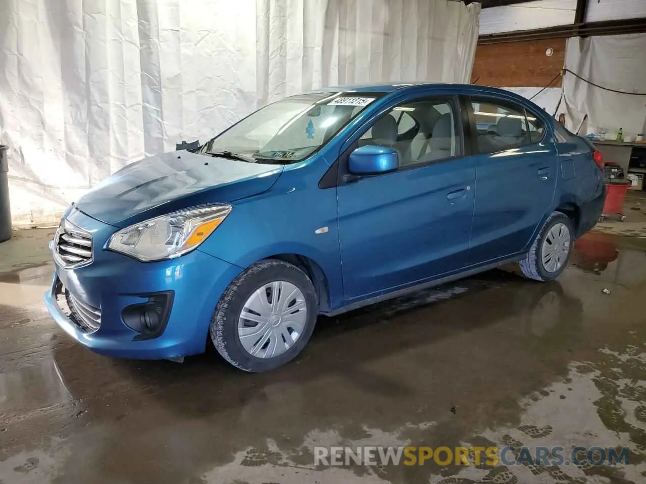 1 Photograph of a damaged car ML32F3FJ1KHF10800 MITSUBISHI MIRAGE 2019