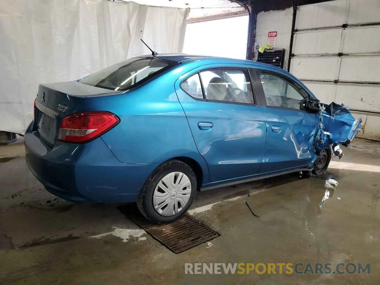 3 Photograph of a damaged car ML32F3FJ1KHF10800 MITSUBISHI MIRAGE 2019