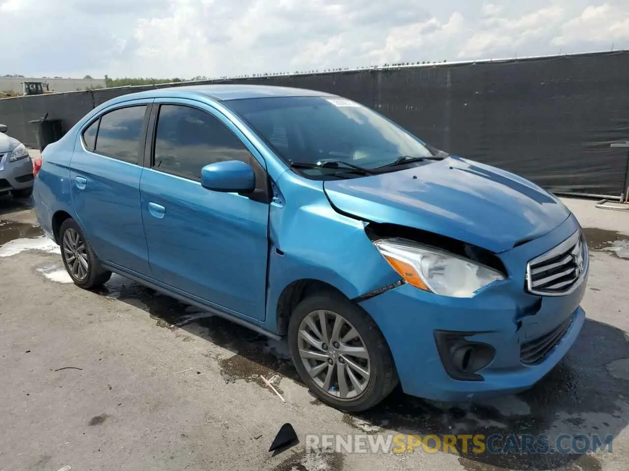 4 Photograph of a damaged car ML32F3FJ2KHF02057 MITSUBISHI MIRAGE 2019