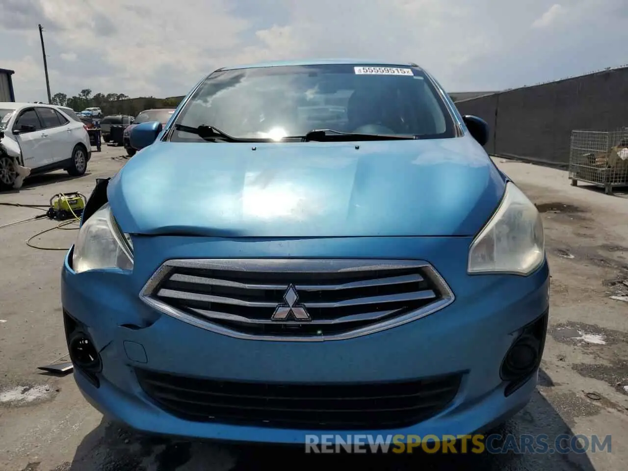 5 Photograph of a damaged car ML32F3FJ2KHF02057 MITSUBISHI MIRAGE 2019