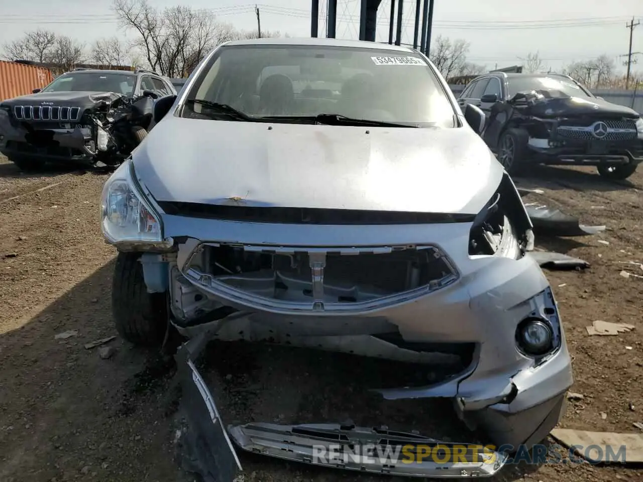 5 Photograph of a damaged car ML32F3FJ2KHF08280 MITSUBISHI MIRAGE 2019
