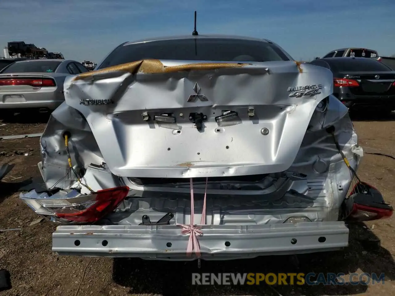 6 Photograph of a damaged car ML32F3FJ2KHF08280 MITSUBISHI MIRAGE 2019