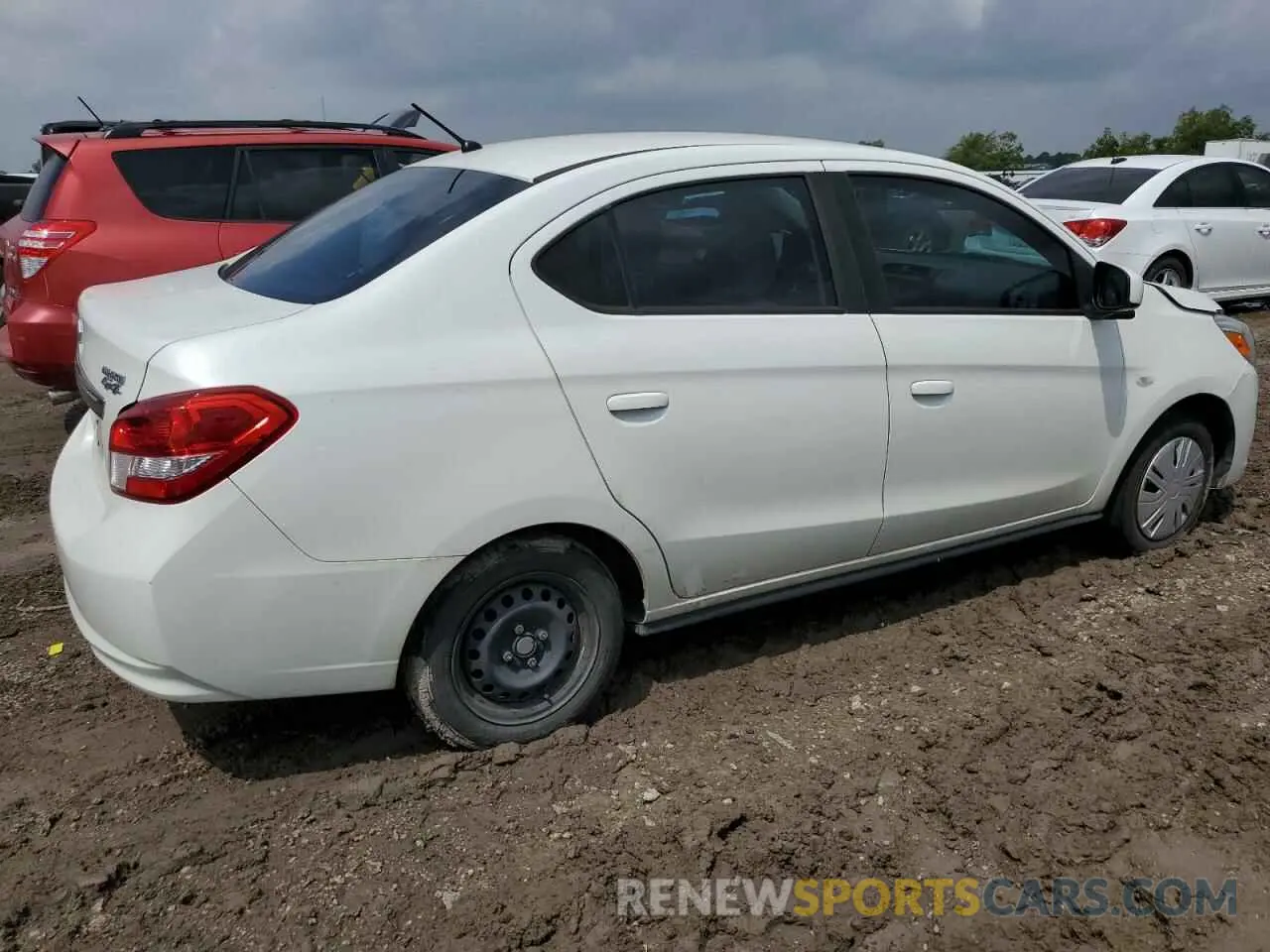 3 Photograph of a damaged car ML32F3FJ2KHF19022 MITSUBISHI MIRAGE 2019