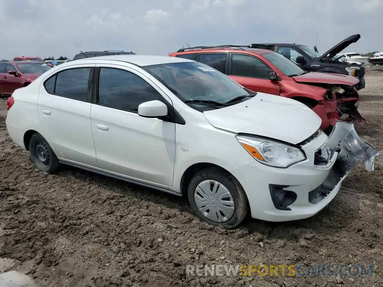 4 Photograph of a damaged car ML32F3FJ2KHF19022 MITSUBISHI MIRAGE 2019