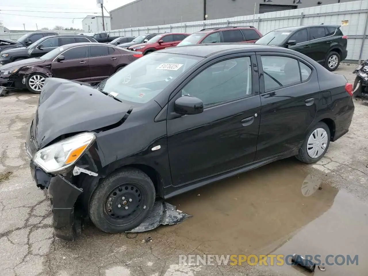 1 Photograph of a damaged car ML32F3FJ3KHF05405 MITSUBISHI MIRAGE 2019