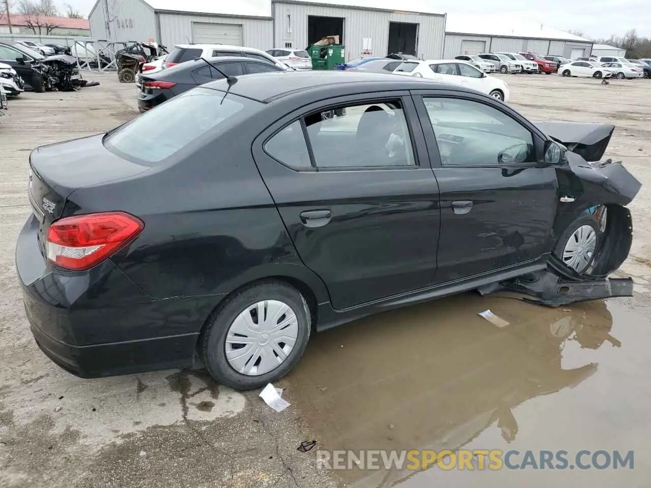 3 Photograph of a damaged car ML32F3FJ3KHF05405 MITSUBISHI MIRAGE 2019