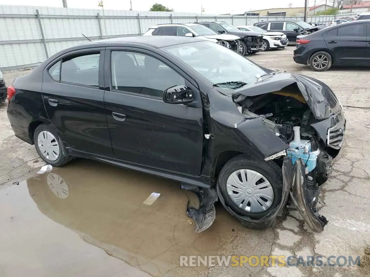 4 Photograph of a damaged car ML32F3FJ3KHF05405 MITSUBISHI MIRAGE 2019