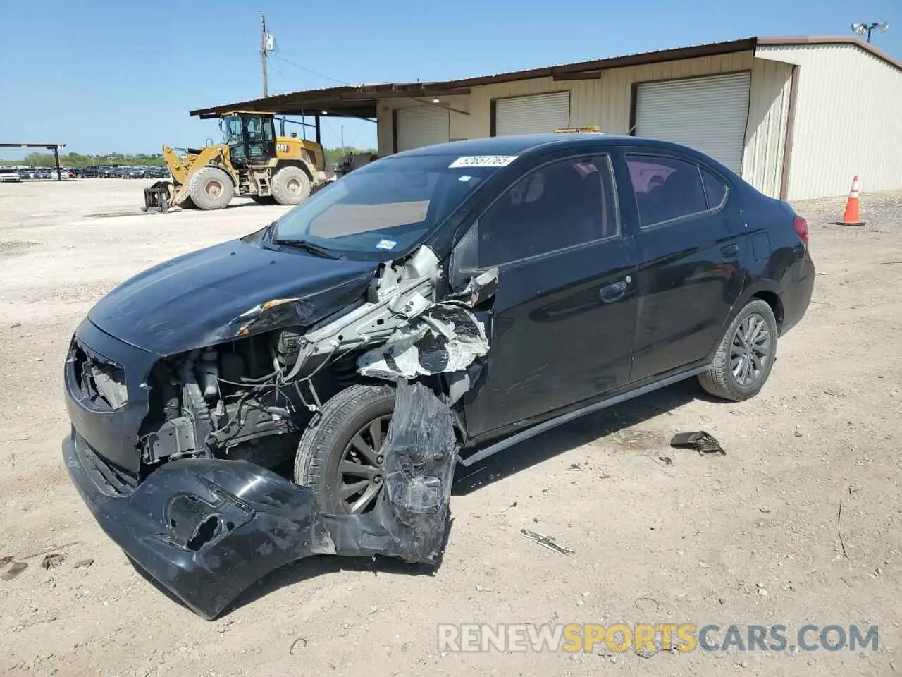 1 Photograph of a damaged car ML32F3FJ3KHF15318 MITSUBISHI MIRAGE 2019