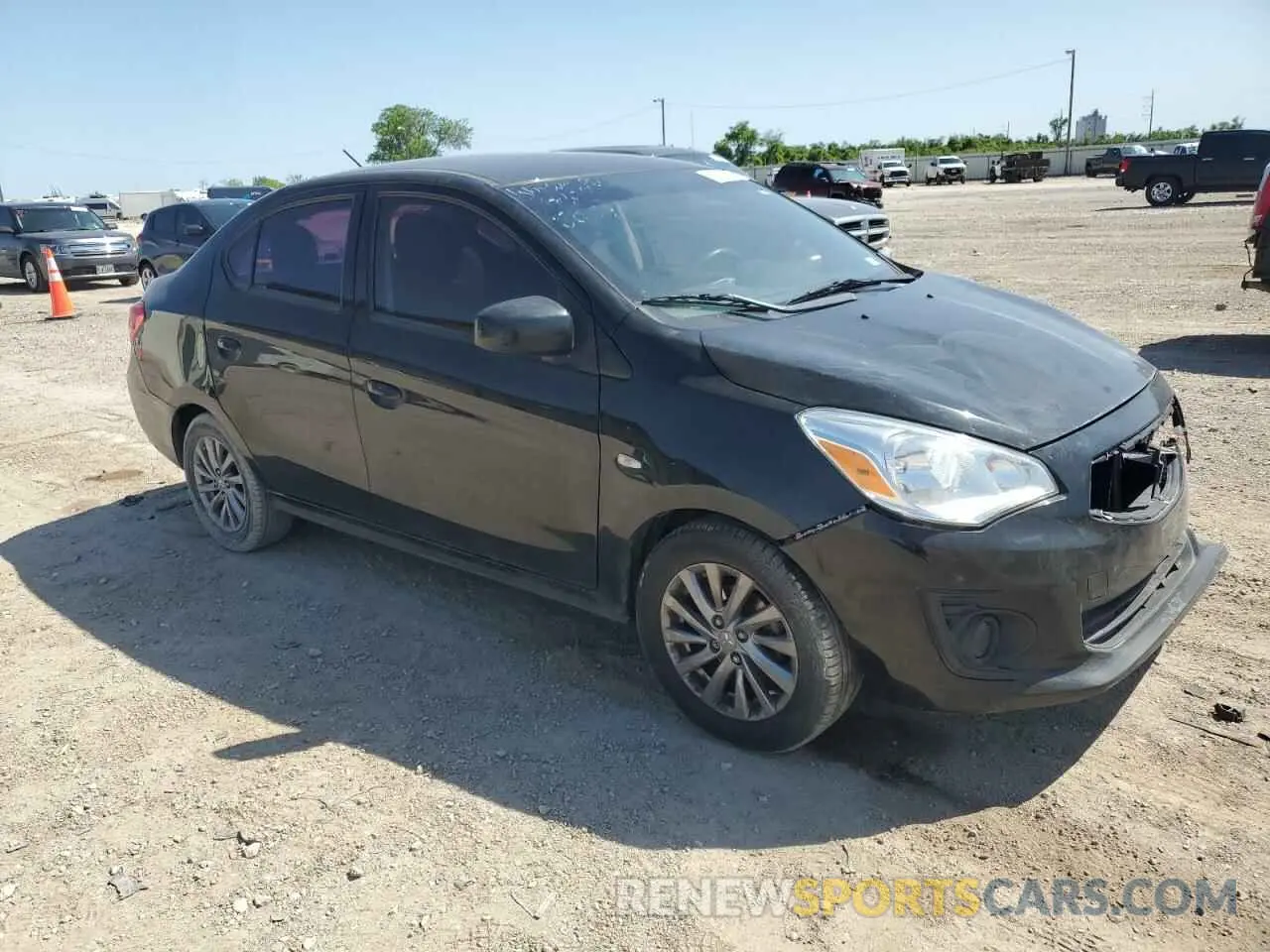 4 Photograph of a damaged car ML32F3FJ3KHF15318 MITSUBISHI MIRAGE 2019