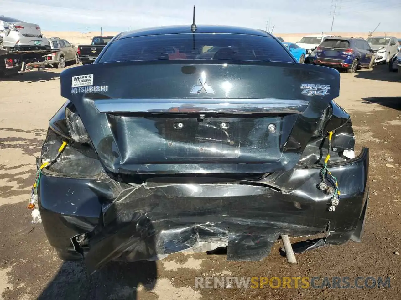 6 Photograph of a damaged car ML32F3FJ4KHF06028 MITSUBISHI MIRAGE 2019