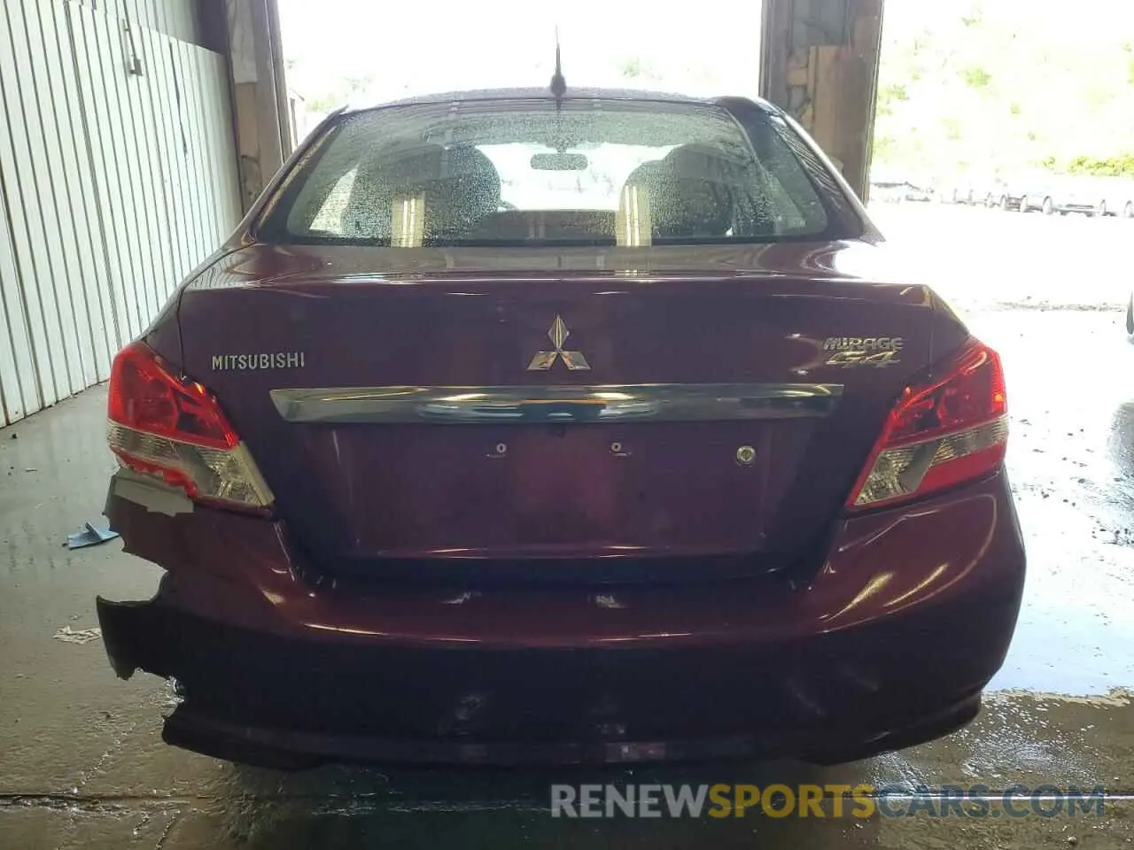 6 Photograph of a damaged car ML32F3FJ4KHF12590 MITSUBISHI MIRAGE 2019
