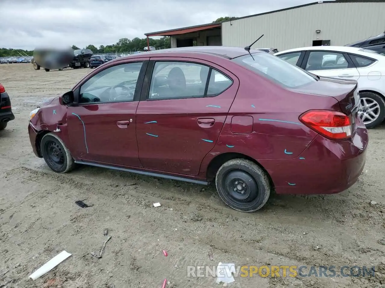2 Photograph of a damaged car ML32F3FJ5KHF00240 MITSUBISHI MIRAGE 2019