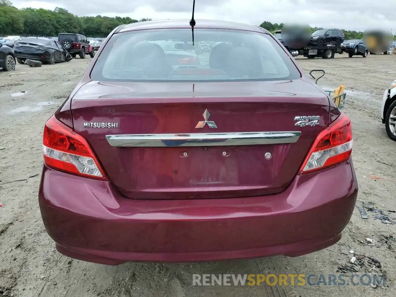6 Photograph of a damaged car ML32F3FJ5KHF00240 MITSUBISHI MIRAGE 2019