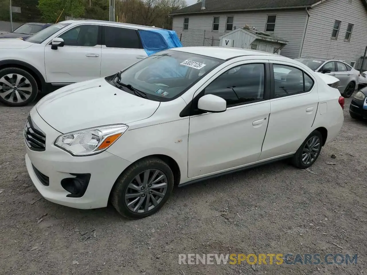 1 Photograph of a damaged car ML32F3FJ5KHF00920 MITSUBISHI MIRAGE 2019