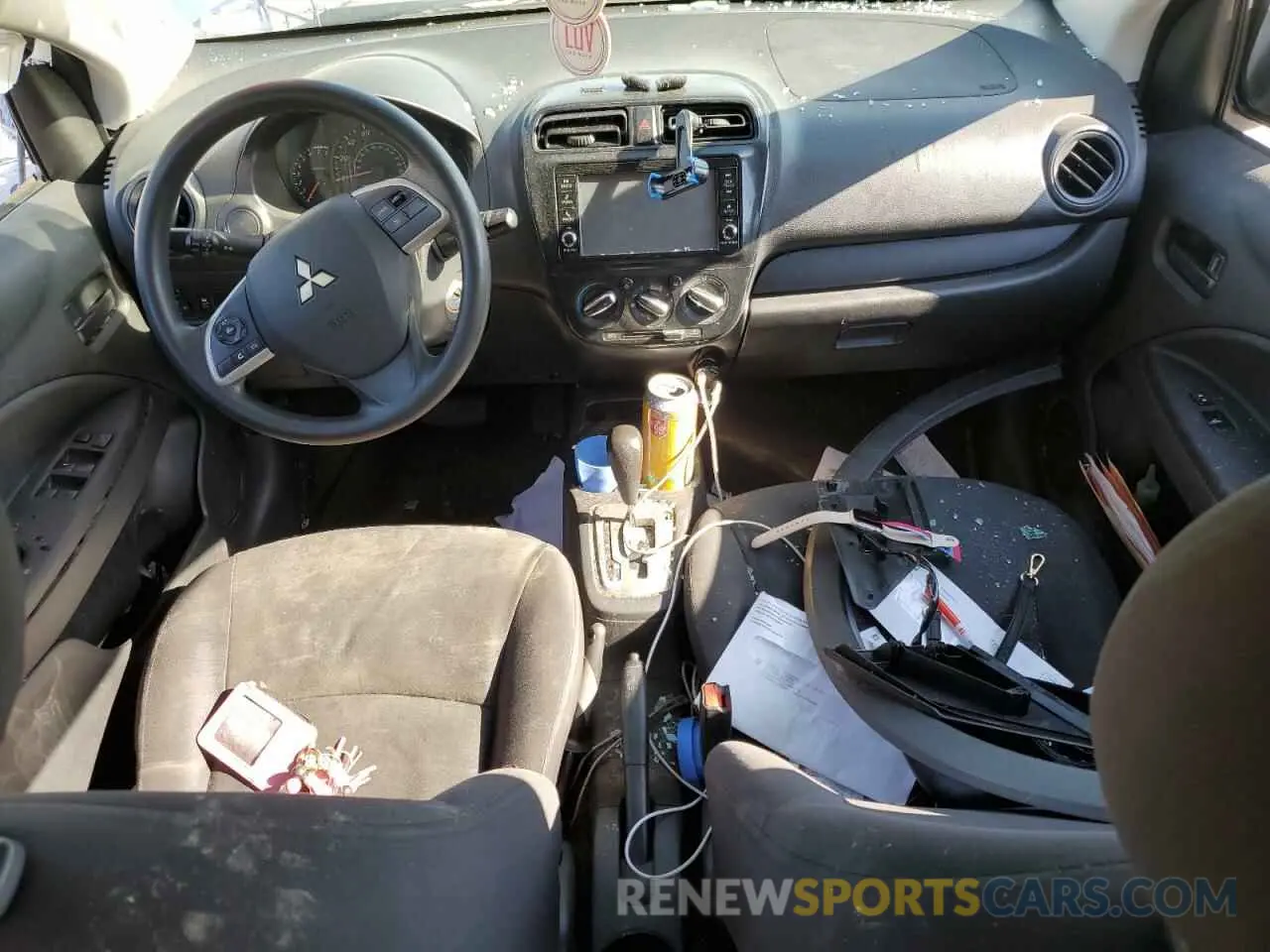 8 Photograph of a damaged car ML32F3FJ5KHF05552 MITSUBISHI MIRAGE 2019