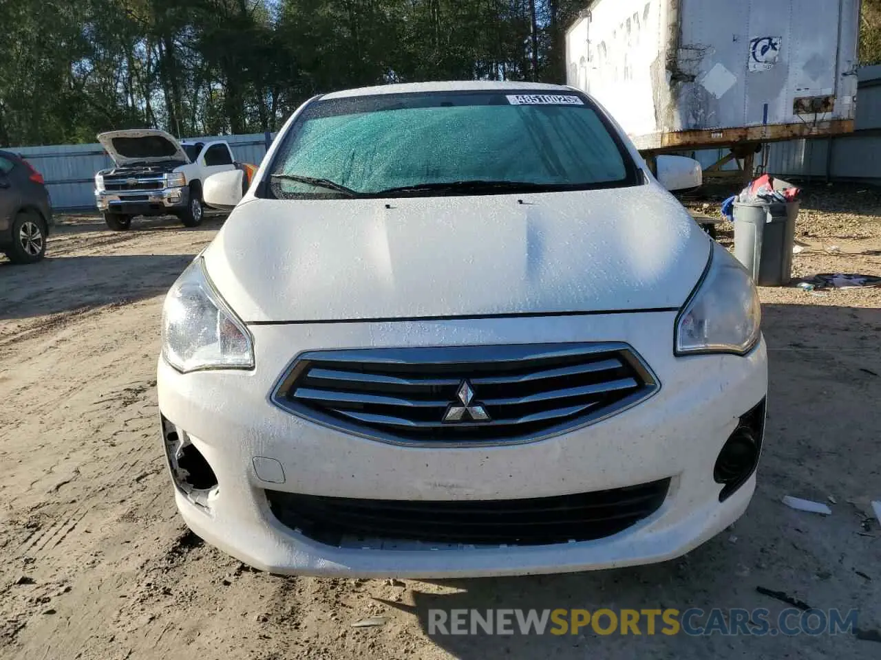 5 Photograph of a damaged car ML32F3FJ5KHF11464 MITSUBISHI MIRAGE 2019