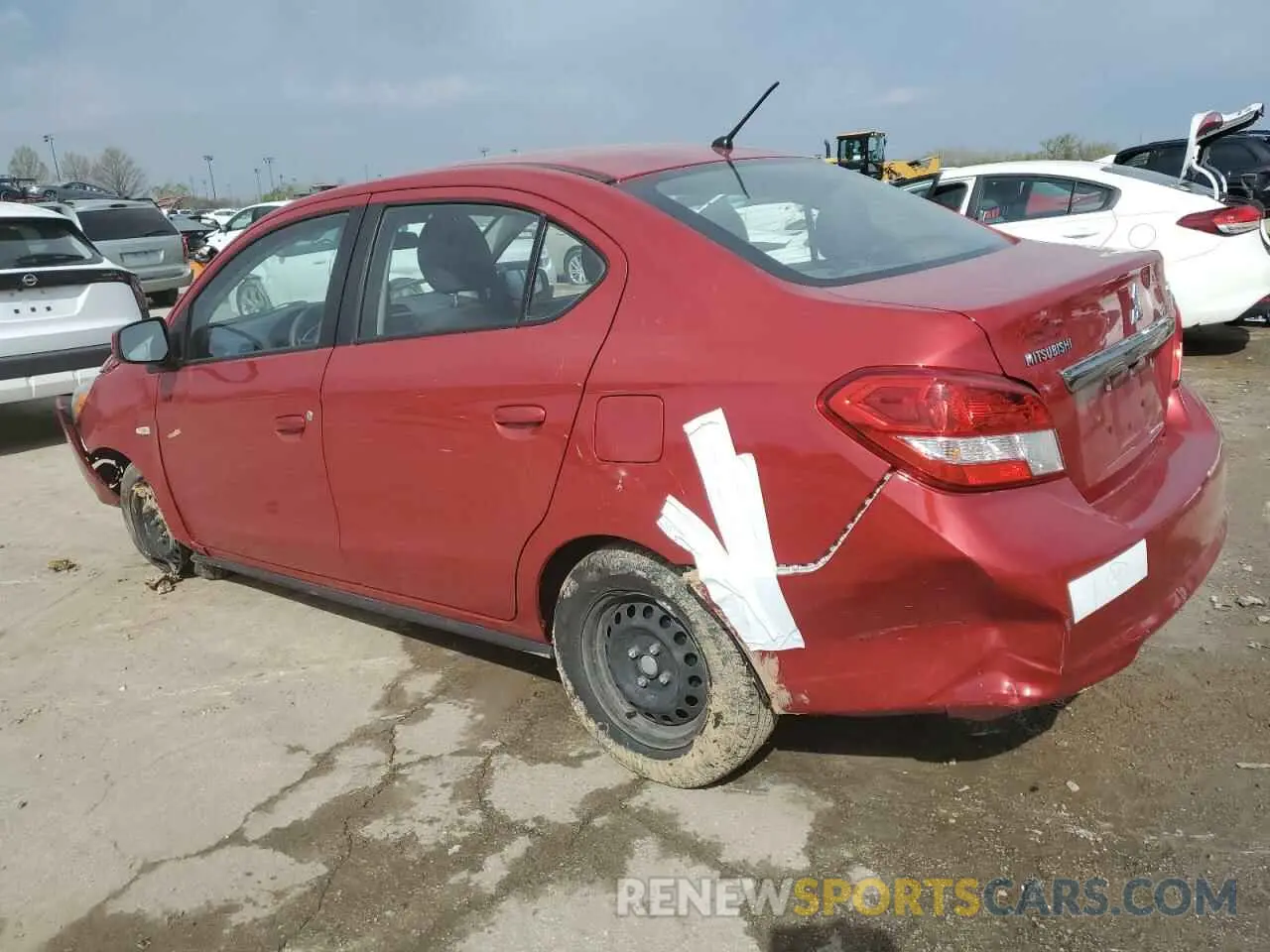 2 Photograph of a damaged car ML32F3FJ6KHF16236 MITSUBISHI MIRAGE 2019