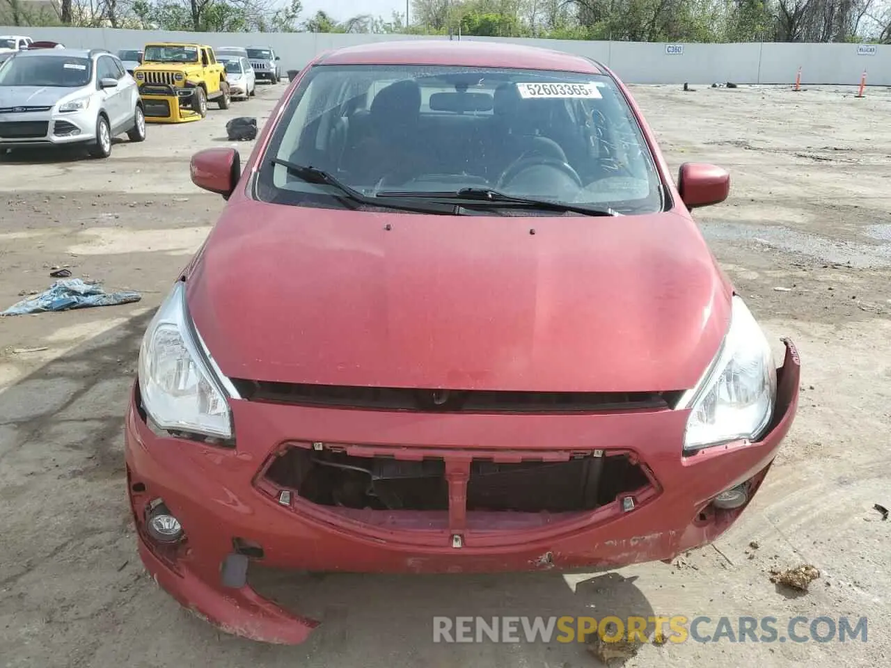5 Photograph of a damaged car ML32F3FJ6KHF16236 MITSUBISHI MIRAGE 2019