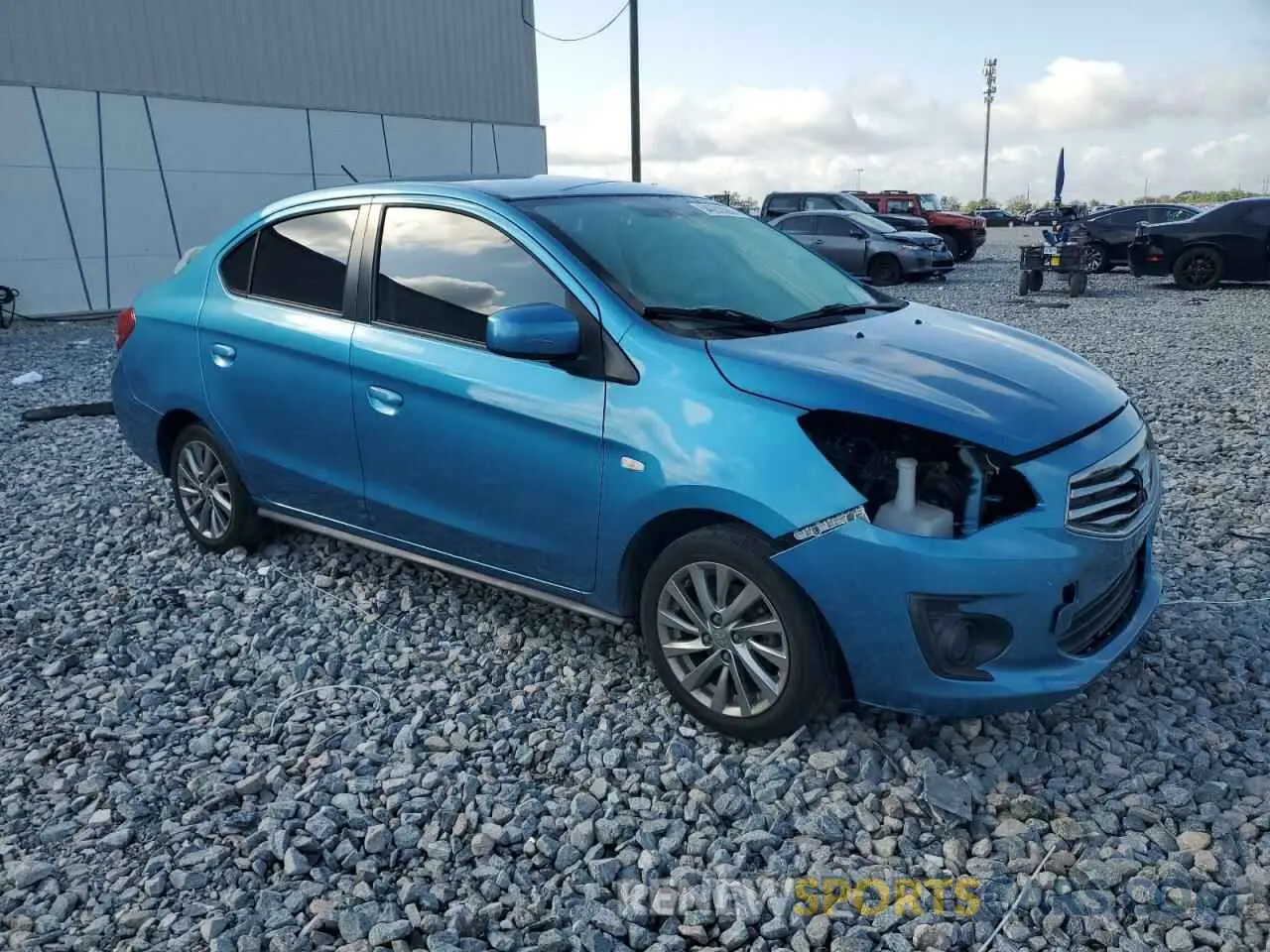 4 Photograph of a damaged car ML32F3FJ8KHF07358 MITSUBISHI MIRAGE 2019