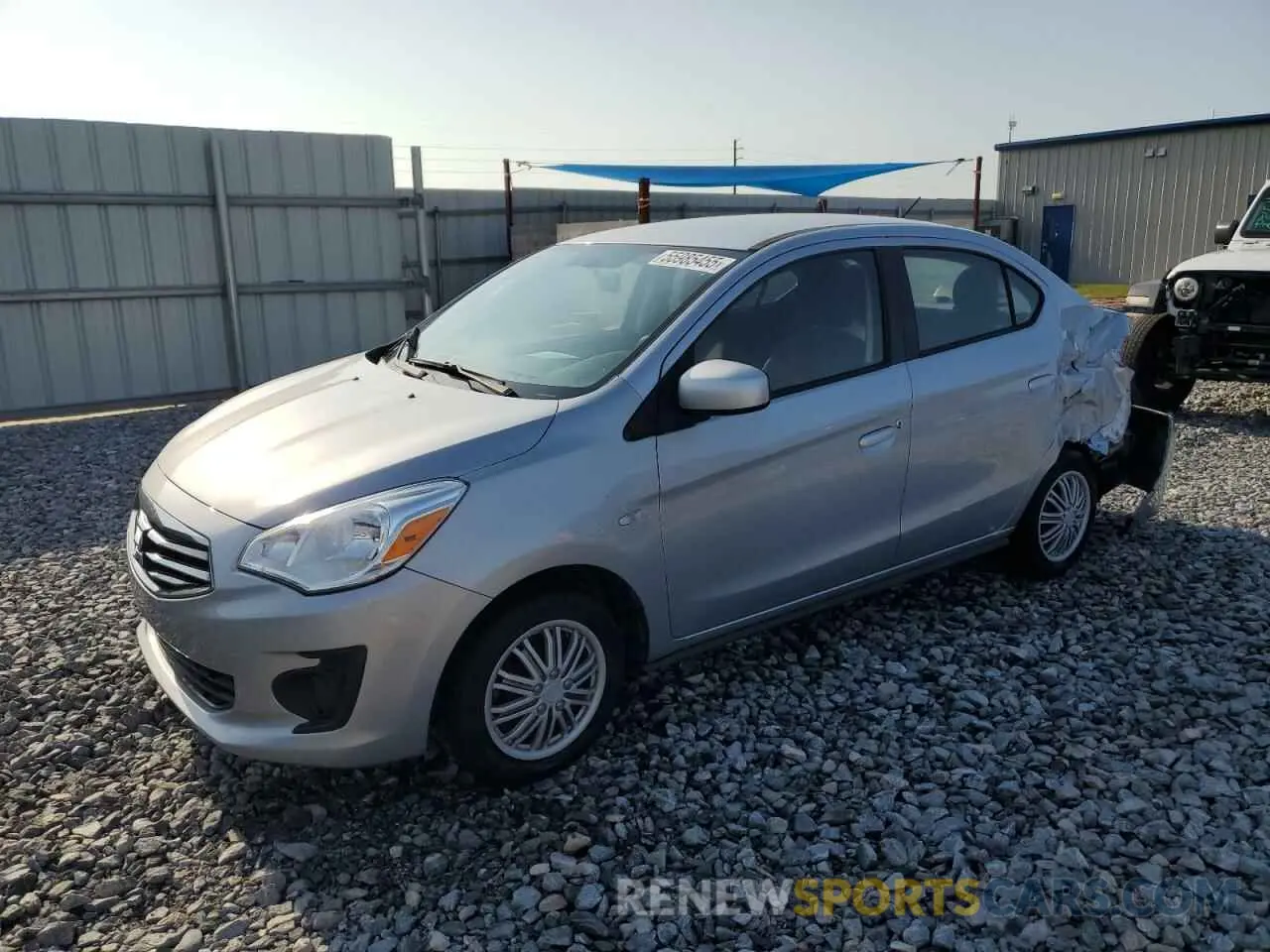 1 Photograph of a damaged car ML32F3FJ8KHF11717 MITSUBISHI MIRAGE 2019