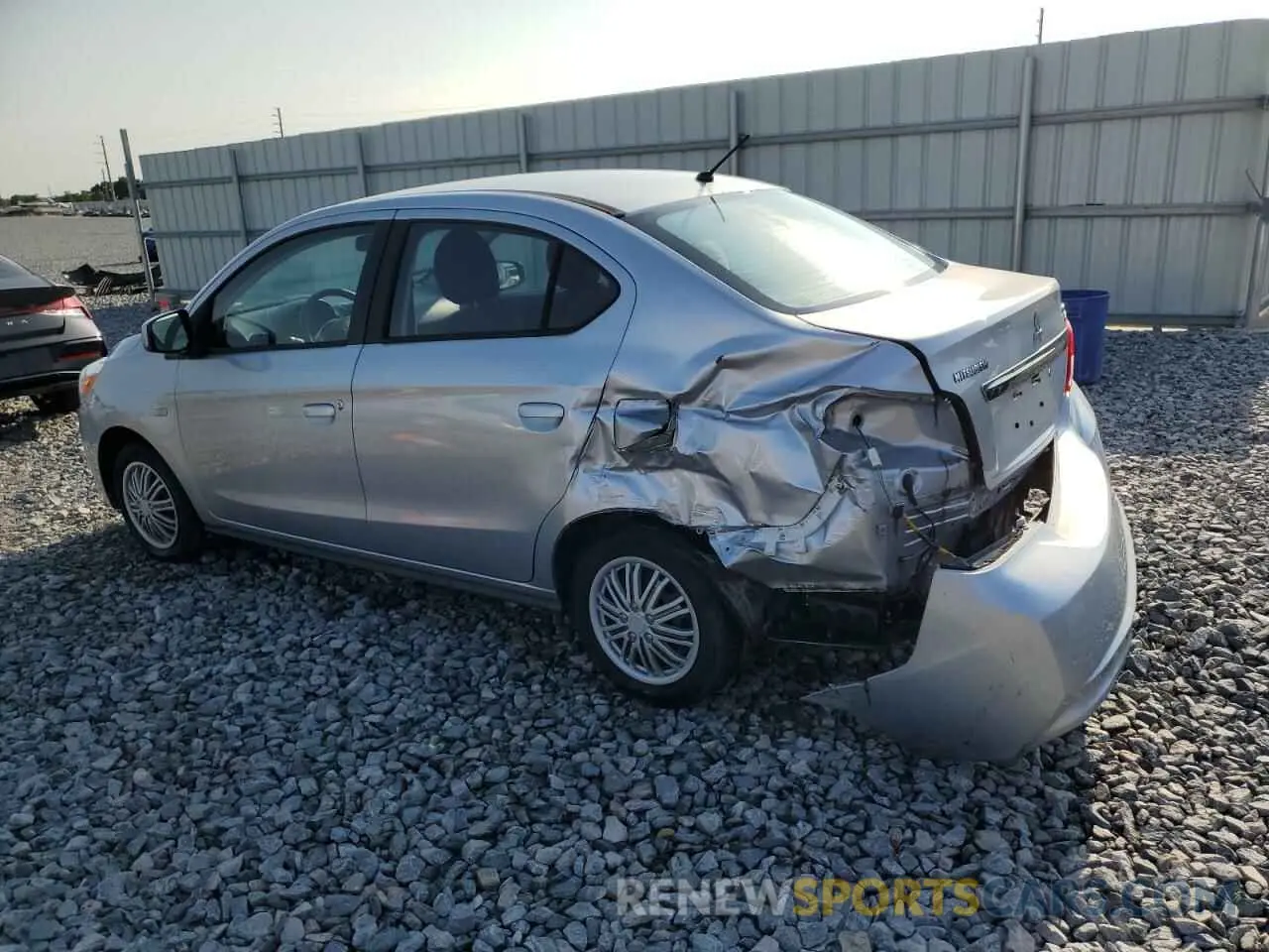 2 Photograph of a damaged car ML32F3FJ8KHF11717 MITSUBISHI MIRAGE 2019