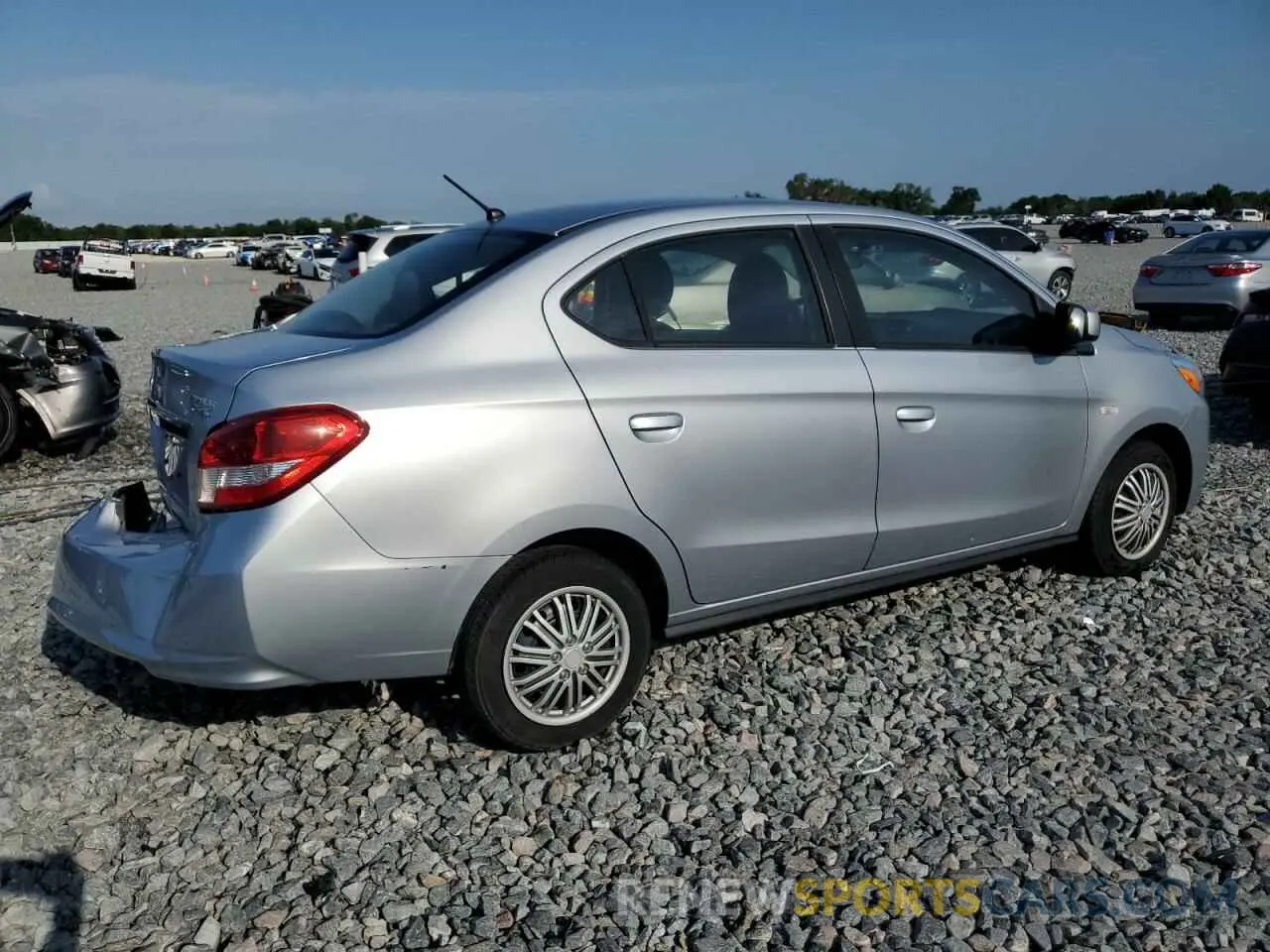 3 Photograph of a damaged car ML32F3FJ8KHF11717 MITSUBISHI MIRAGE 2019