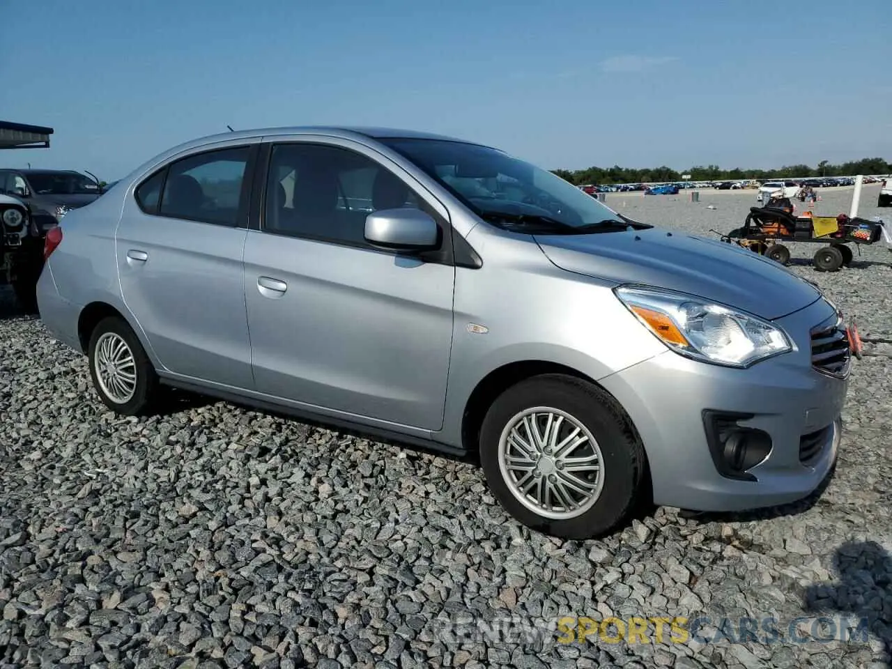 4 Photograph of a damaged car ML32F3FJ8KHF11717 MITSUBISHI MIRAGE 2019