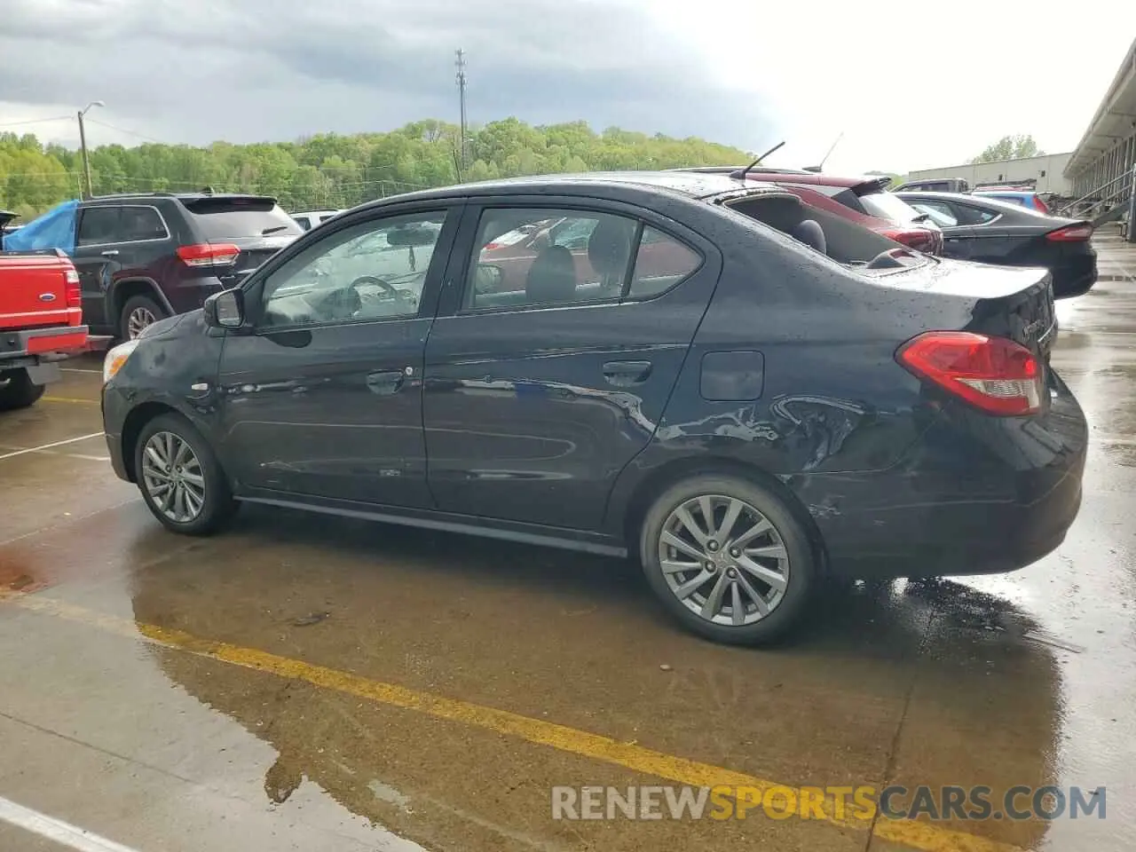 2 Photograph of a damaged car ML32F3FJ8KHF14665 MITSUBISHI MIRAGE 2019