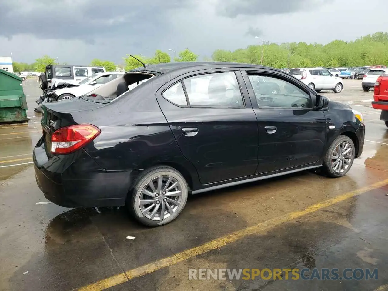 3 Photograph of a damaged car ML32F3FJ8KHF14665 MITSUBISHI MIRAGE 2019