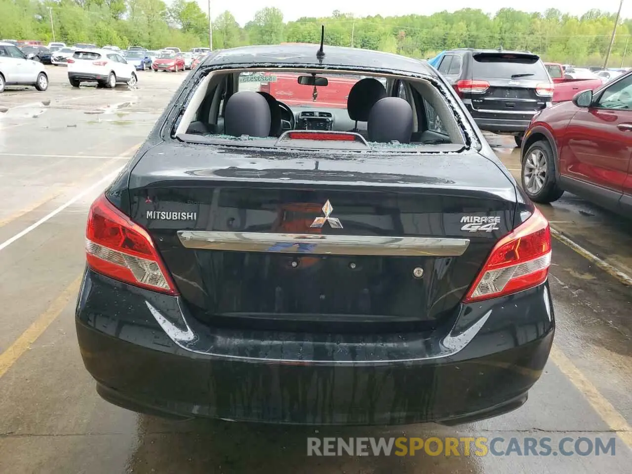 6 Photograph of a damaged car ML32F3FJ8KHF14665 MITSUBISHI MIRAGE 2019