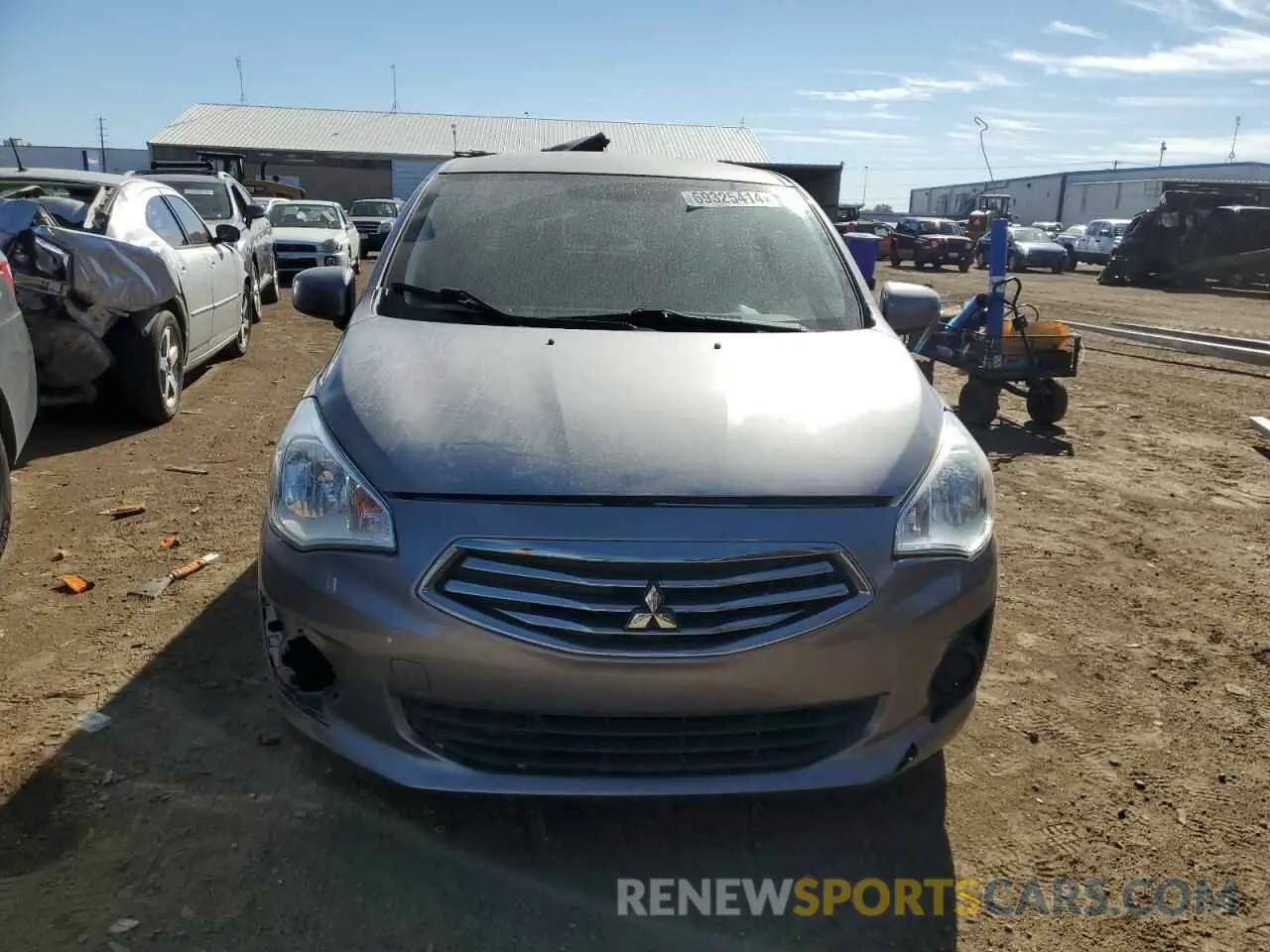 5 Photograph of a damaged car ML32F3FJXKHF01349 MITSUBISHI MIRAGE 2019