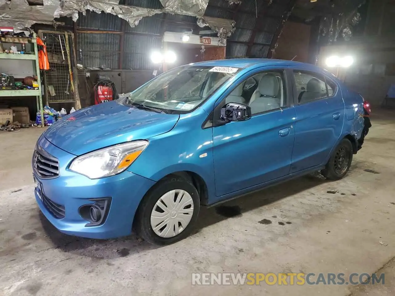 1 Photograph of a damaged car ML32F3FJXKHF06146 MITSUBISHI MIRAGE 2019