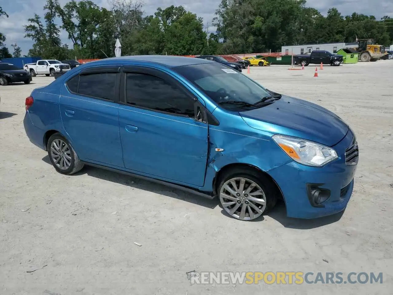 4 Photograph of a damaged car ML32F3FJXKHF06597 MITSUBISHI MIRAGE 2019