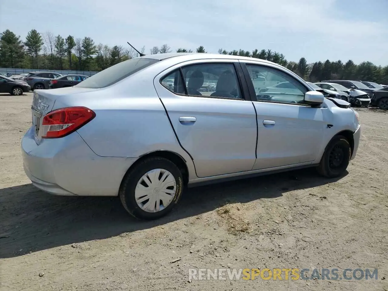 3 Photograph of a damaged car ML32F3FJXKHF08155 MITSUBISHI MIRAGE 2019