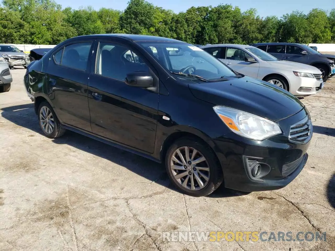 4 Photograph of a damaged car ML32F3FJXKHF09449 MITSUBISHI MIRAGE 2019