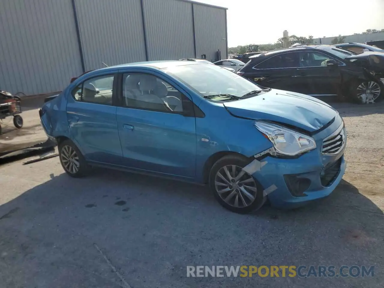 4 Photograph of a damaged car ML32F3FJXKHF11315 MITSUBISHI MIRAGE 2019