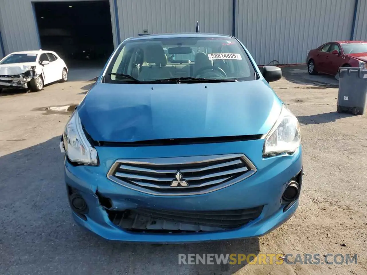 5 Photograph of a damaged car ML32F3FJXKHF11315 MITSUBISHI MIRAGE 2019