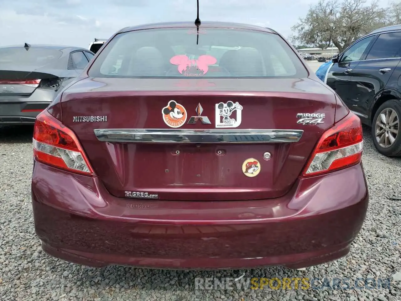 6 Photograph of a damaged car ML32F3FJXKHF15686 MITSUBISHI MIRAGE 2019