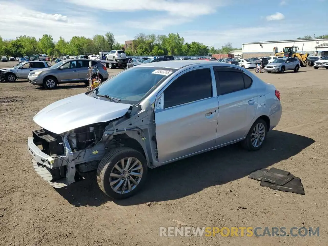 1 Photograph of a damaged car ML32F4FJ2KHF10441 MITSUBISHI MIRAGE 2019