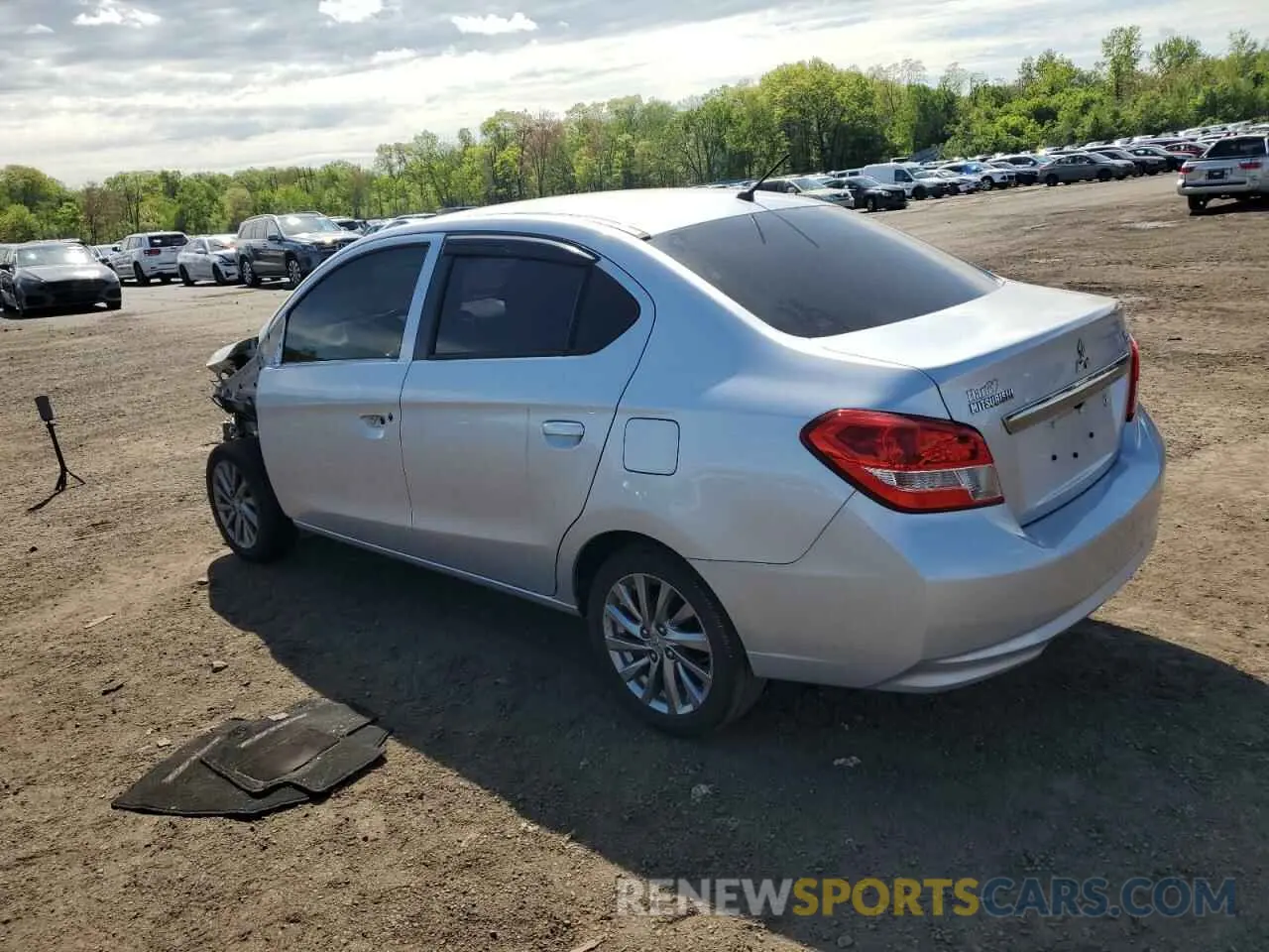 2 Photograph of a damaged car ML32F4FJ2KHF10441 MITSUBISHI MIRAGE 2019
