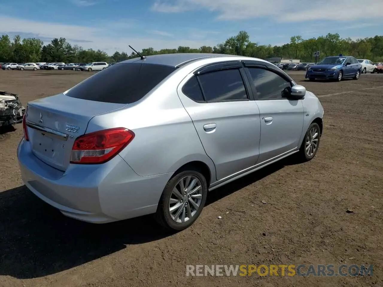 3 Photograph of a damaged car ML32F4FJ2KHF10441 MITSUBISHI MIRAGE 2019
