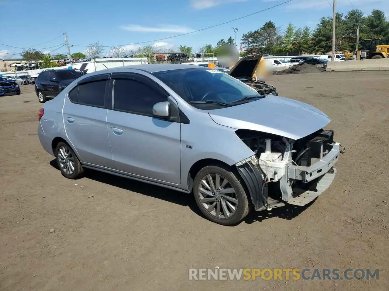 4 Photograph of a damaged car ML32F4FJ2KHF10441 MITSUBISHI MIRAGE 2019