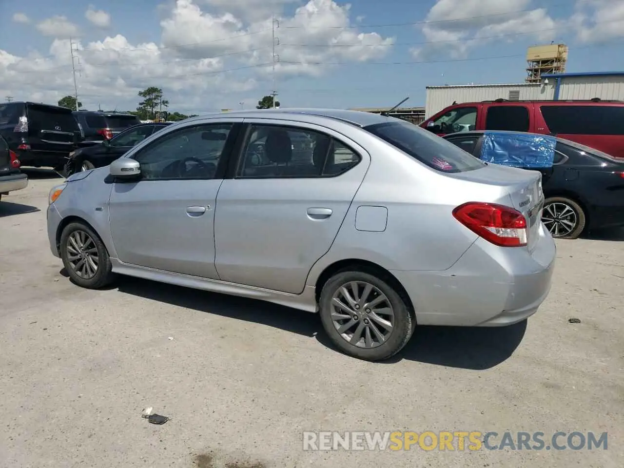 2 Photograph of a damaged car ML32F4FJ2KHF11184 MITSUBISHI MIRAGE 2019