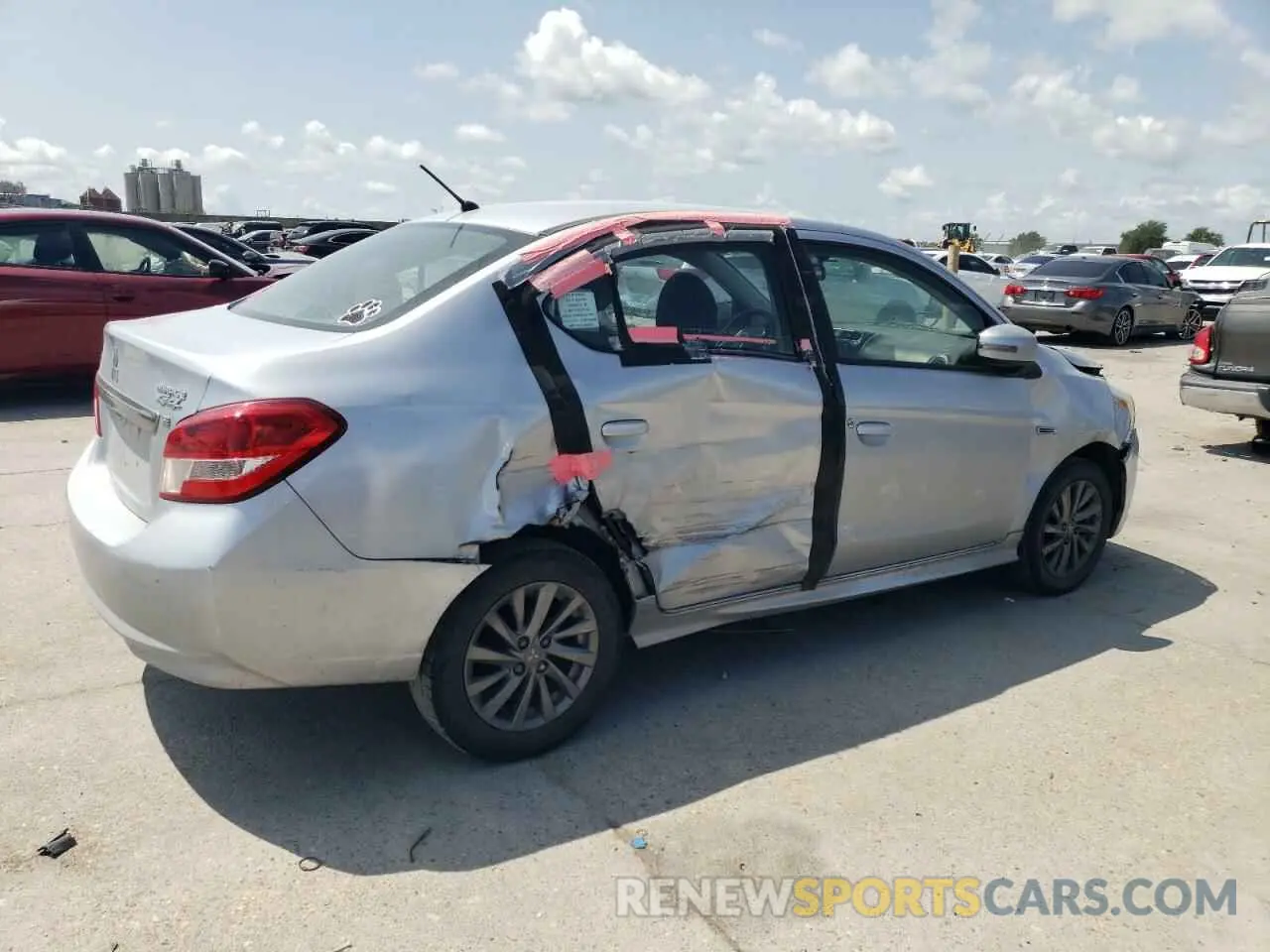 3 Photograph of a damaged car ML32F4FJ2KHF11184 MITSUBISHI MIRAGE 2019