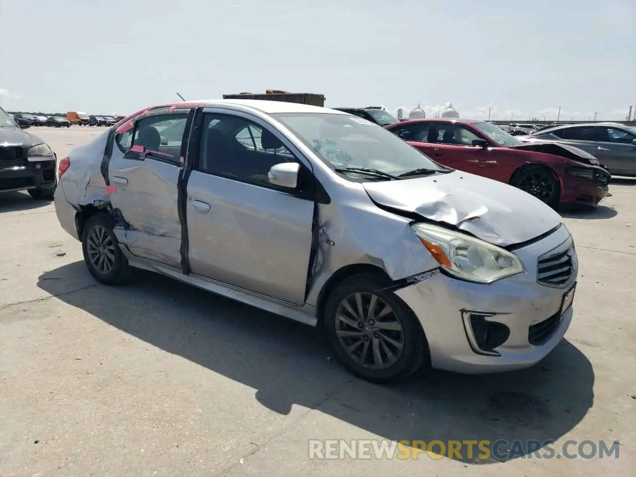 4 Photograph of a damaged car ML32F4FJ2KHF11184 MITSUBISHI MIRAGE 2019