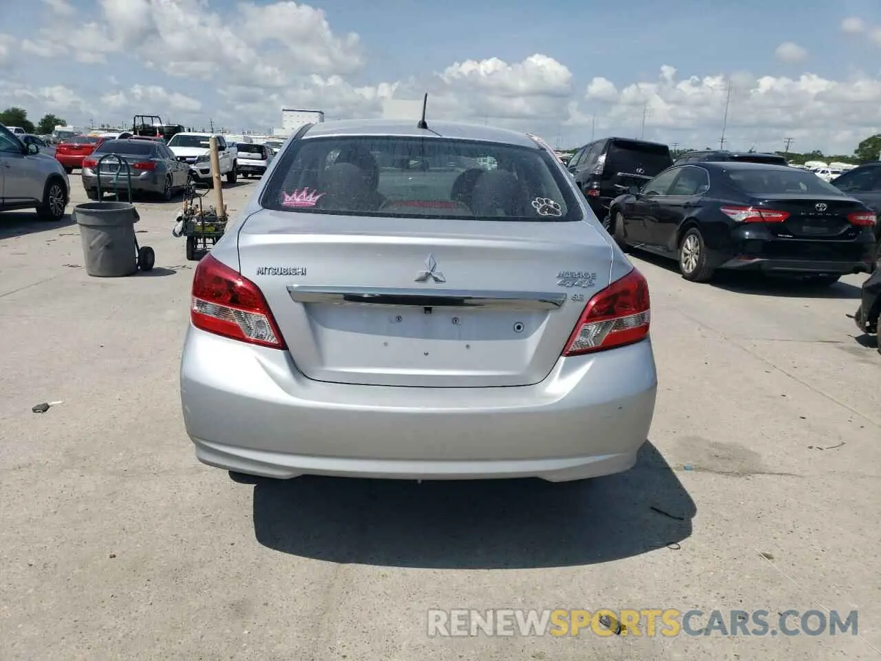 6 Photograph of a damaged car ML32F4FJ2KHF11184 MITSUBISHI MIRAGE 2019