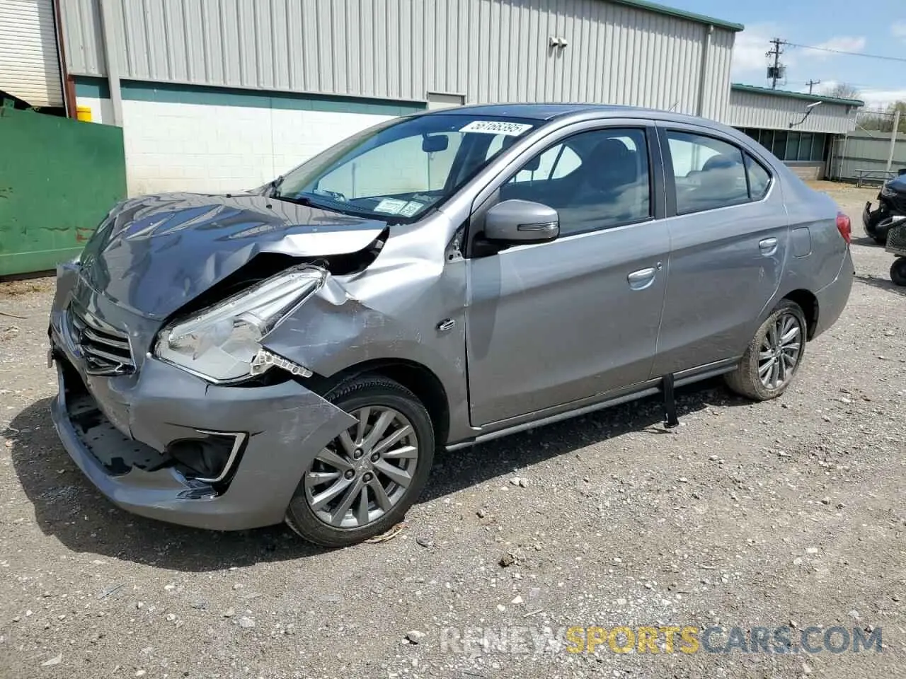 1 Photograph of a damaged car ML32F4FJ8KHF04580 MITSUBISHI MIRAGE 2019