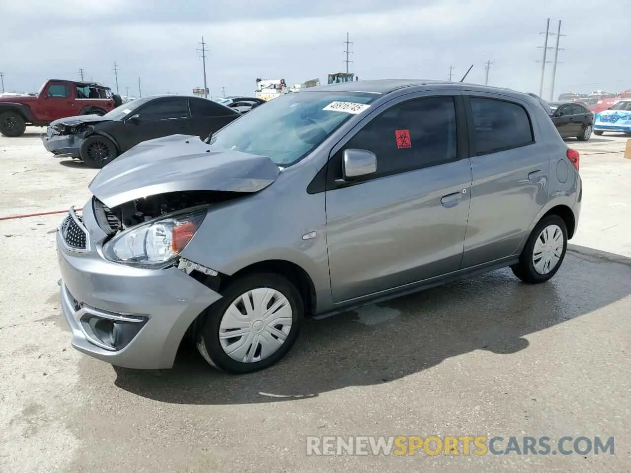 1 Photograph of a damaged car ML32A3HJ0LH001324 MITSUBISHI MIRAGE 2020