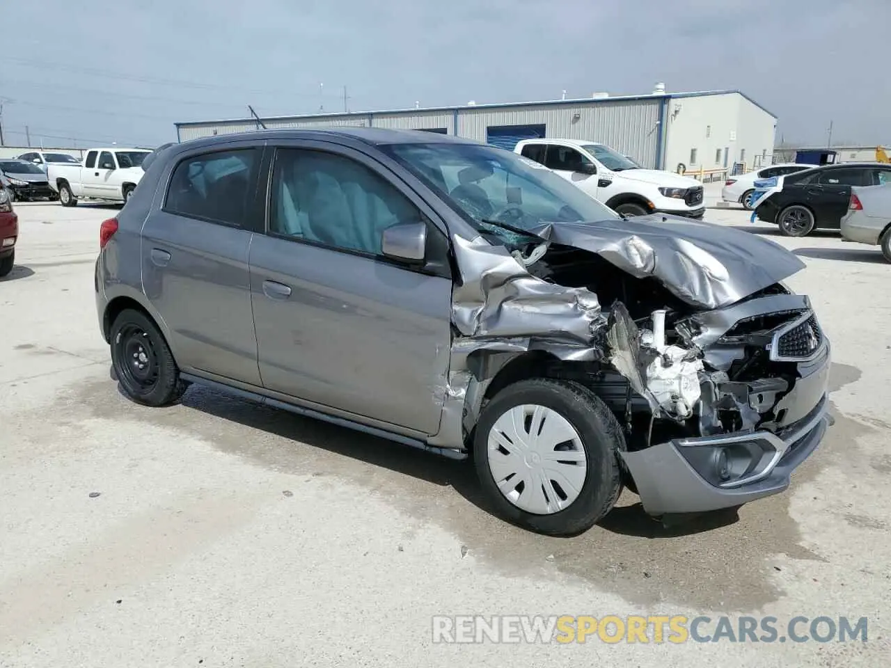 4 Photograph of a damaged car ML32A3HJ0LH001324 MITSUBISHI MIRAGE 2020