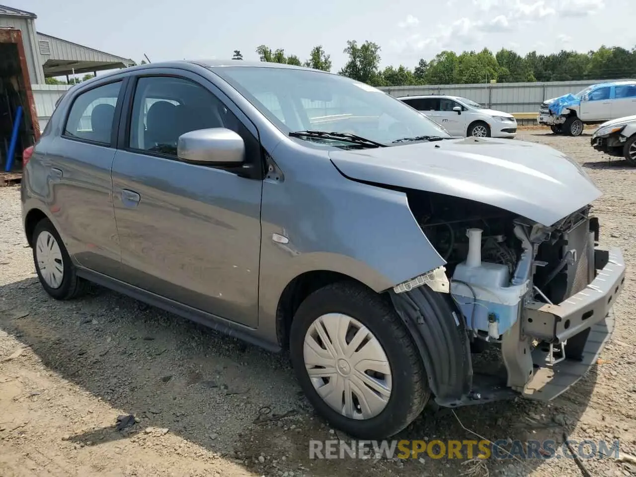 4 Photograph of a damaged car ML32A3HJ0LH003137 MITSUBISHI MIRAGE 2020